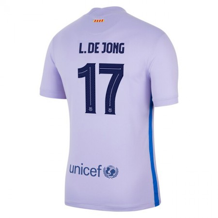 Billiga Fotbollströjor FC Barcelona Luke De Jong 17 Borta tröja 2021/22 Kortärmad